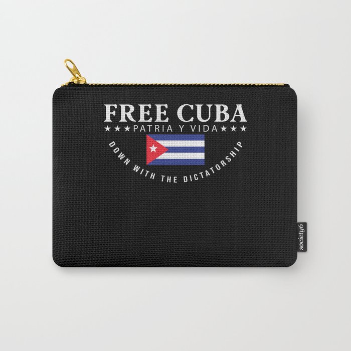 Down with the Dictatorship Cuba Carry-All Pouch