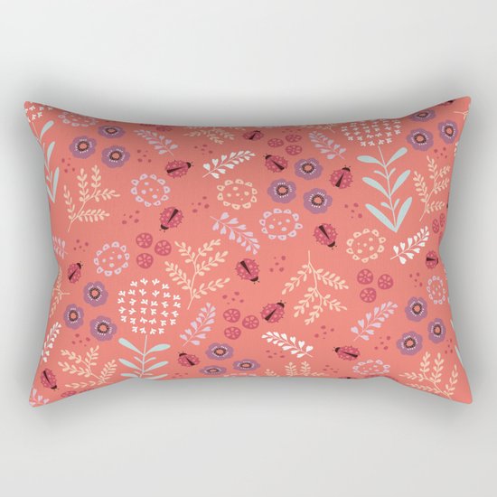 Little Ladybugs Rectangular Pillow