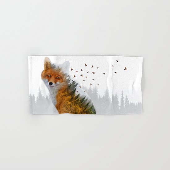 Wild I Shall Stay | Fox Hand & Bath Towel