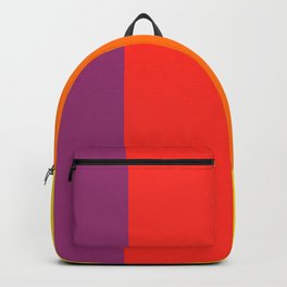 Elegant Colorful Vertical Stripes Backpack
