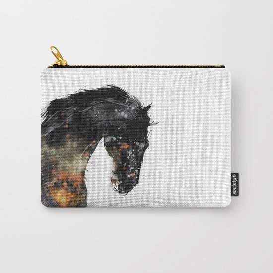 Horse portrait (Distant Galaxy) Carry-All Pouch