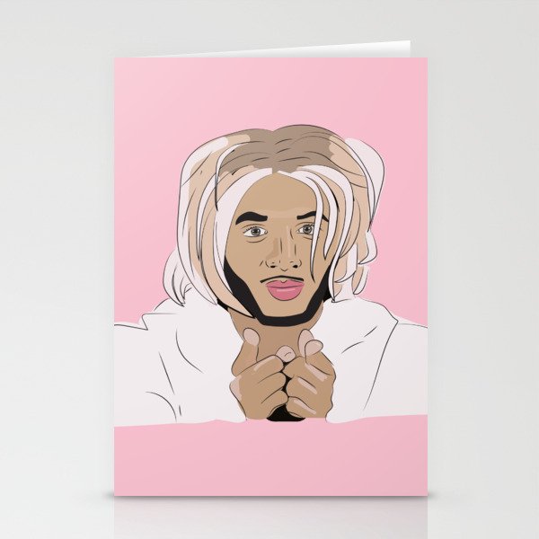 messy bitch who lives for drama Stationery Cards