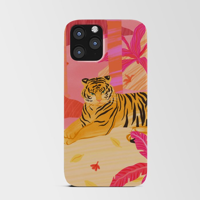 Tiger and Mandarin Ducks iPhone Card Case