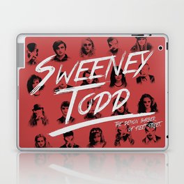 sweeney todd - b&w/red version. Laptop & iPad Skin