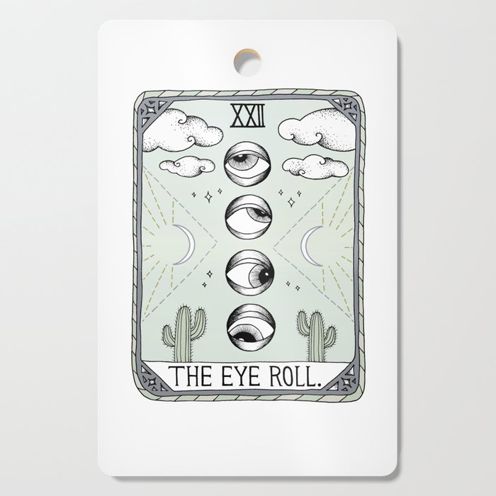 The Eye Roll Cutting Board
