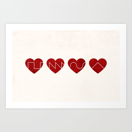 Love Synth Art Print