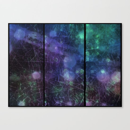 Purple, Green and Blue Canvas Print