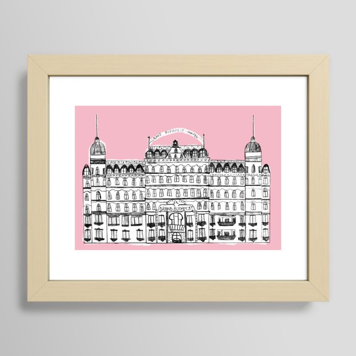 Budapest Hotel Framed Art Print