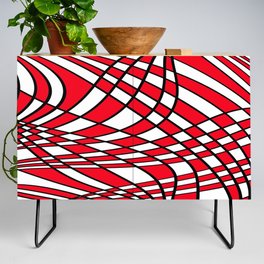 Abstract pattern - red. Credenza