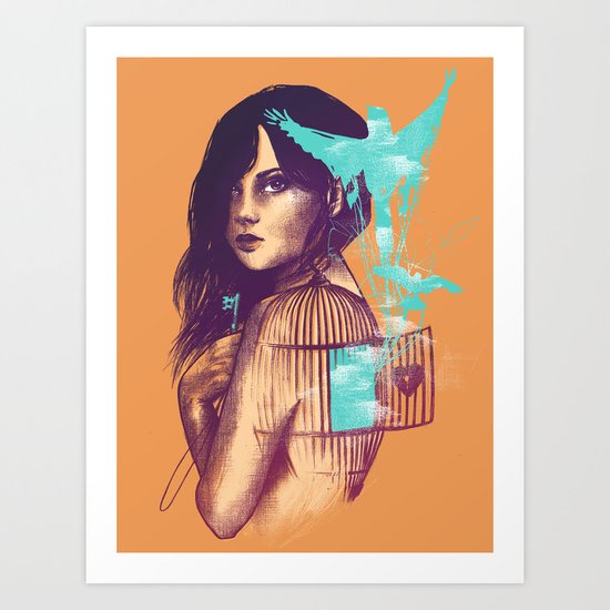 We Must Be Free Art Print