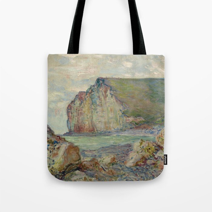 Claude Monet "Falaises des Petites-Dalles" Tote Bag