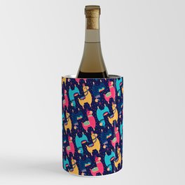 Cute & Colorful Llama / Alpaca Pattern Cute Summer Wine Chiller