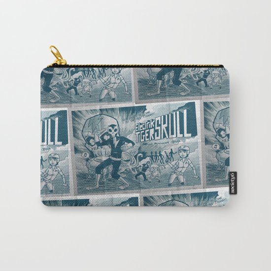ELECTRIC TIGER SKULL! Carry-All Pouch