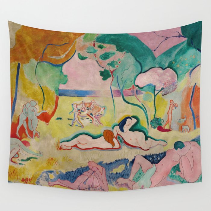 Henri Matisse - Le bonheur de vivre (The Joy of Life) Wall Tapestry