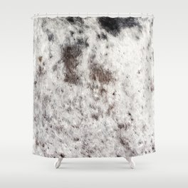 Rustic Cowhide Faux Fur (Digitally Made, ix 2021) Shower Curtain