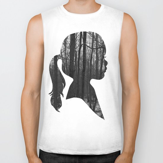 Forest girl Biker Tank