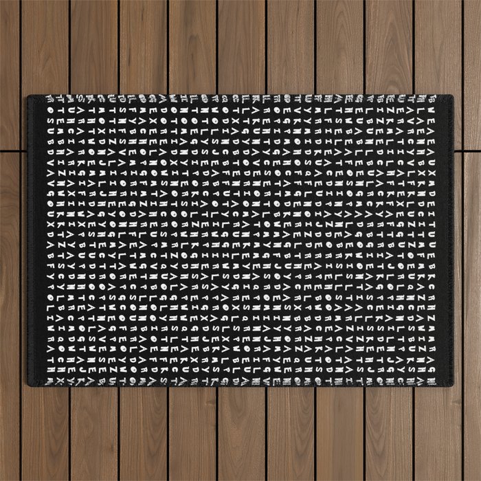 Word Search: Pocket Monsters Outdoor Rug