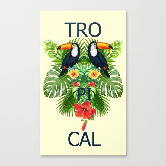 Tropical Canvas Print