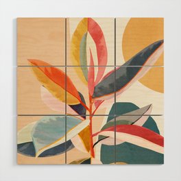 Colorful Branching Out 05 Wood Wall Art