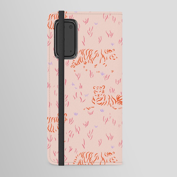 Linework Tigers Android Wallet Case