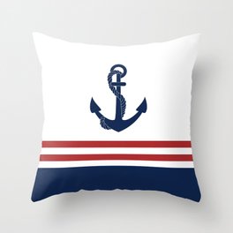 Anchor Nautical Throw Pillow