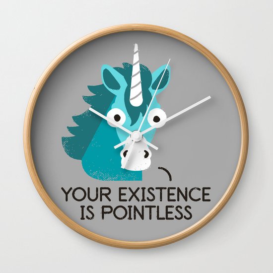 Neigh Sayer Wall Clock