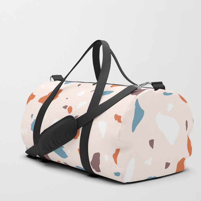 Multicolor Mid Century Terrazzo  Duffle Bag