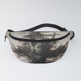 The new and the old in sepia Fanny Pack