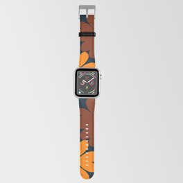 Colored flowers pattern Apple Watch Band