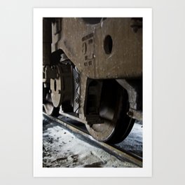 Trains - Wheel Set Art Print | Photo, Digital 