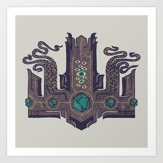 The Crown of Cthulhu Art Print