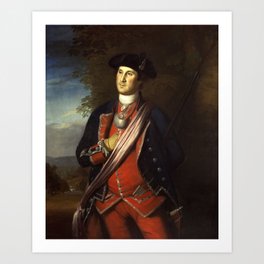 George Washington Military Portrait - Charles Willson Peale Art Print