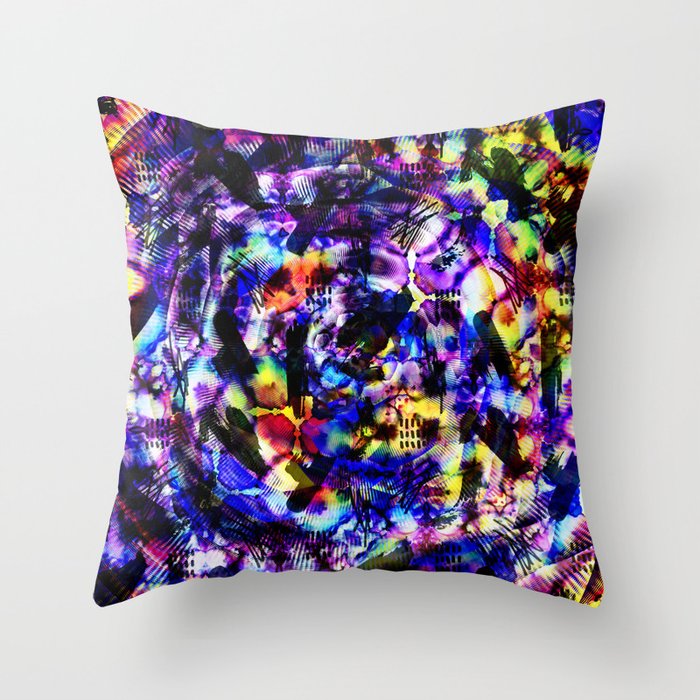 Abstract fn Throw Pillow