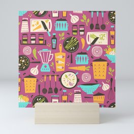 Home Chef-Magenta Mini Art Print