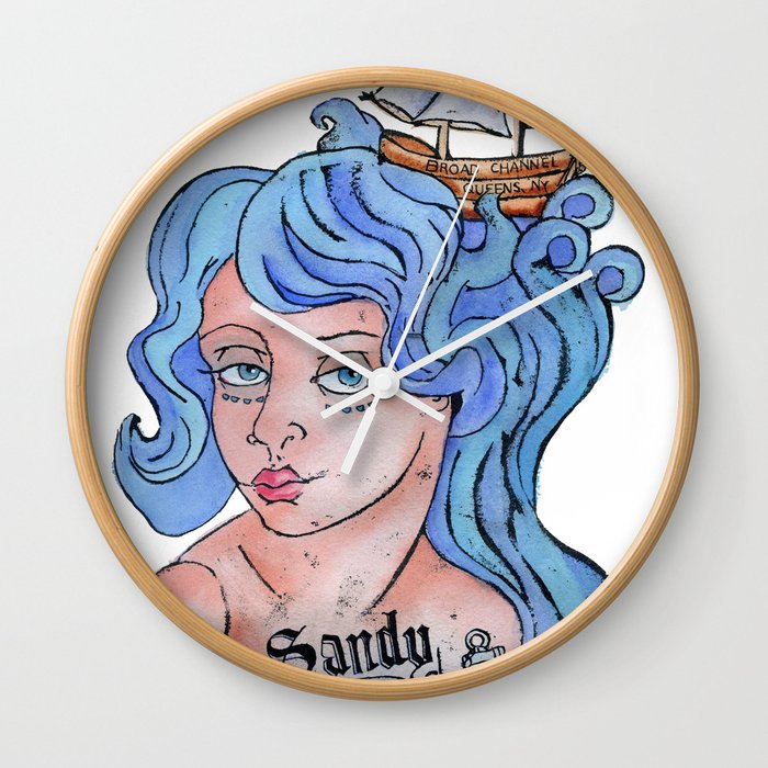 Sandy Wall Clock