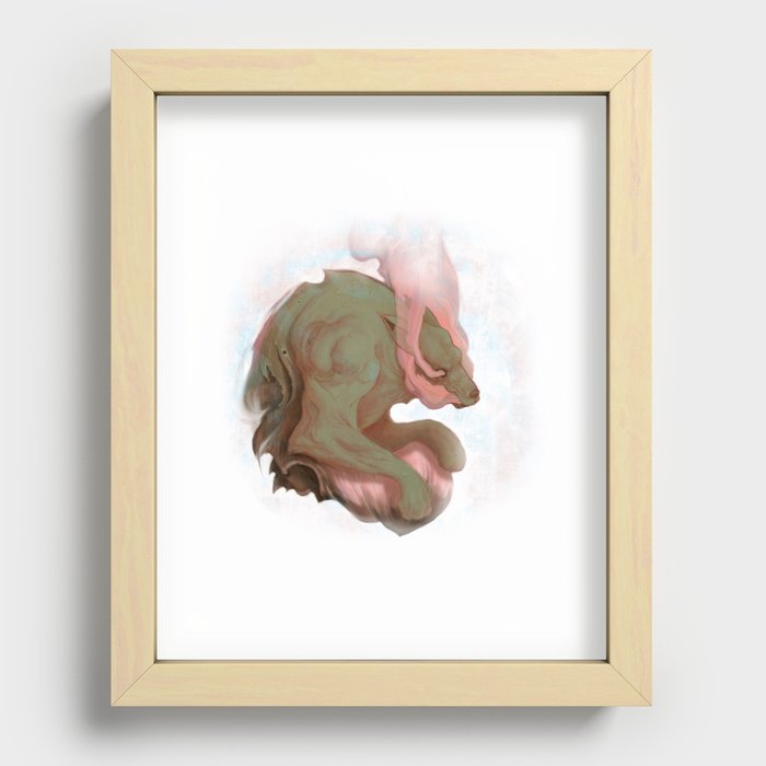 Pain Recessed Framed Print