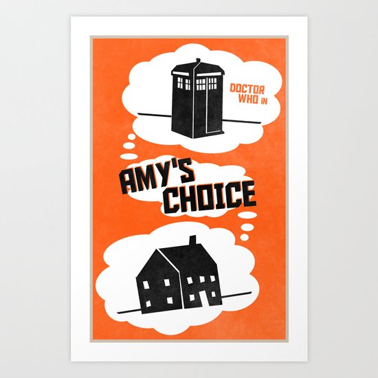 Amy's Choice (7 in a series of 13) Art Print