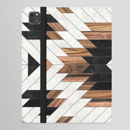 Urban Tribal Pattern No.5 - Aztec - Concrete and Wood iPad Folio Case