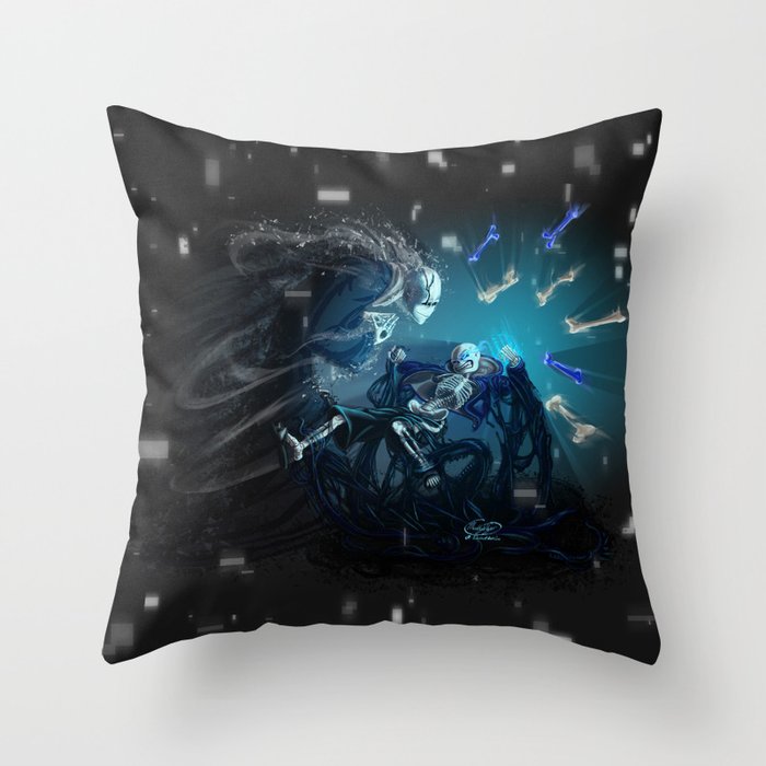 Having a bad time Throw Pillow
