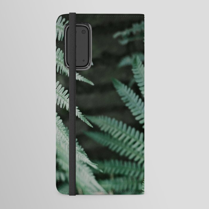 Green leaves of a Fern  | The Netherlands | Nature Photography | Fine Art Photo Print Android Wallet Case