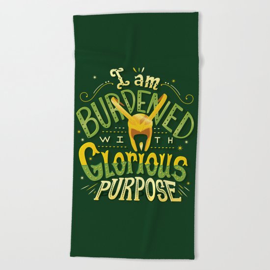 Glorious Purpose Beach Towel