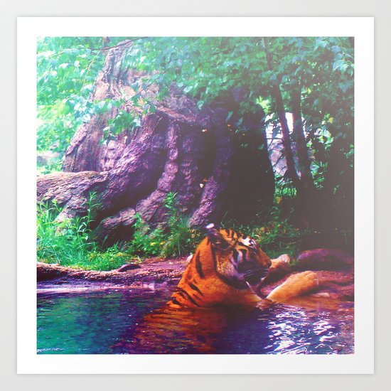 Cooling Off Art Print