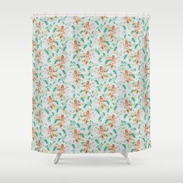 Island Shower Pattern Shower Curtain