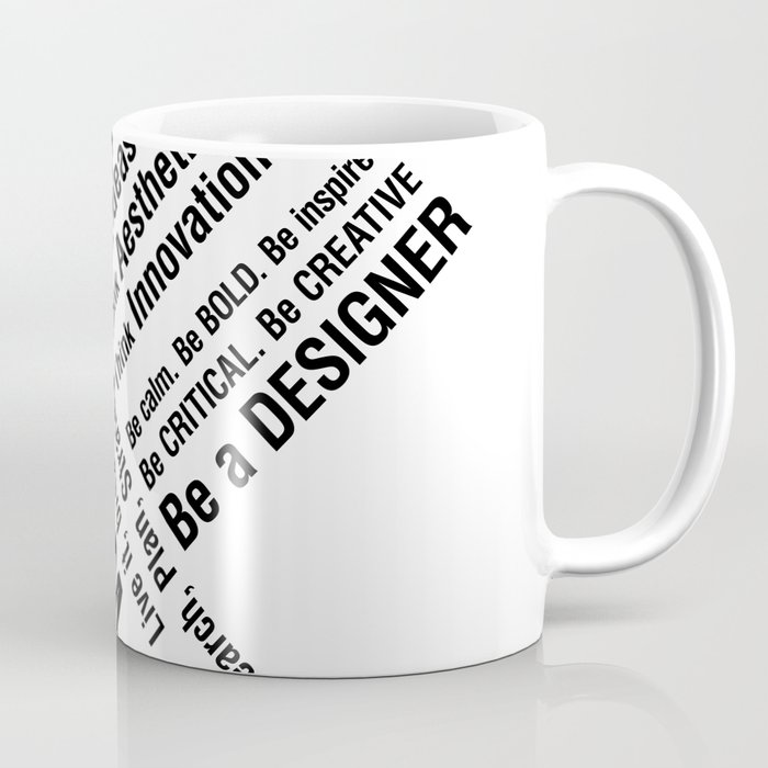 Graphic Design. Wake Up Coffee Mug