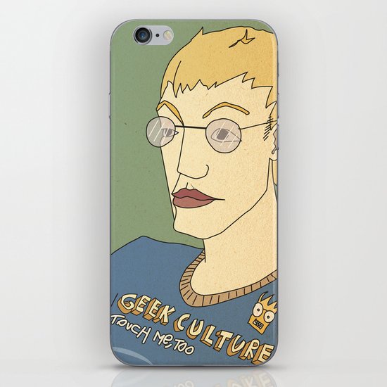 Geek culture / touch me, too iPhone & iPod Skin
