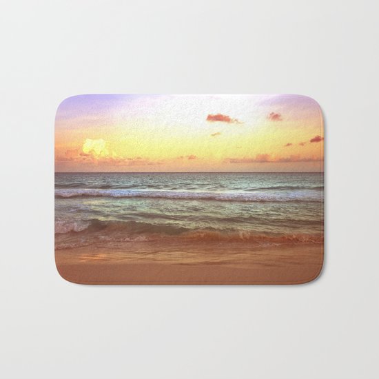 beacH Sunrise Sunset Bath Mat