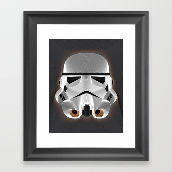 Stripestrooper Framed Art Print