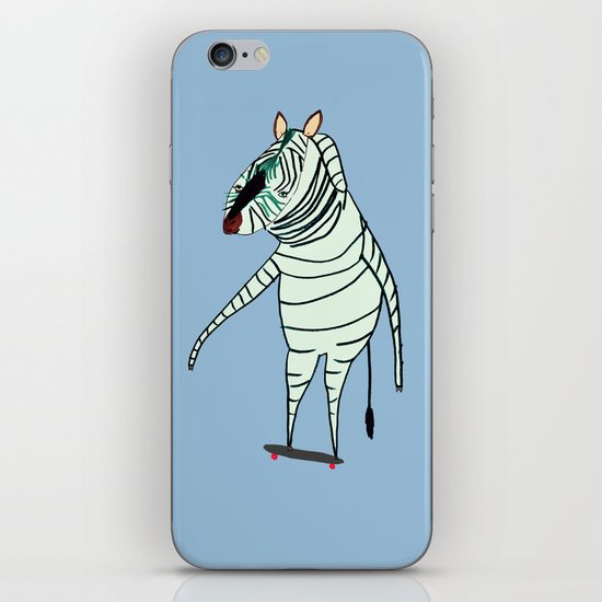 Zebra Dude iPhone & iPod Skin