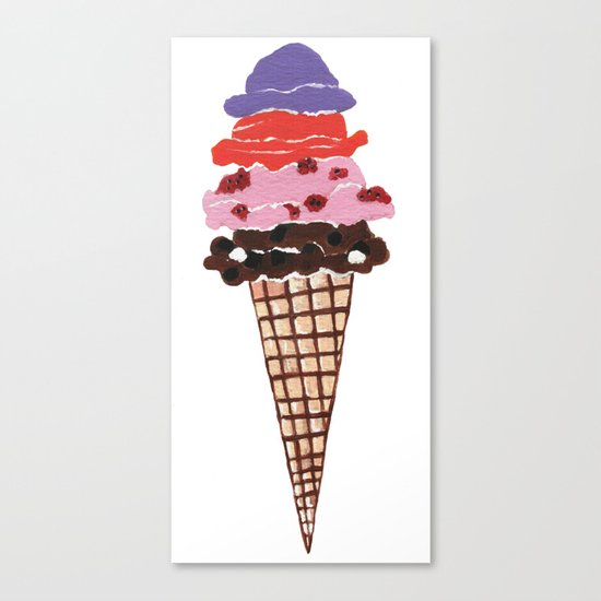 Ice Cream Canvas Print