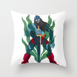 Warrior Throw Pillow